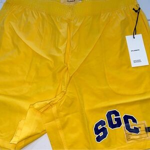 Yellow Men's Athletic Shorts‎